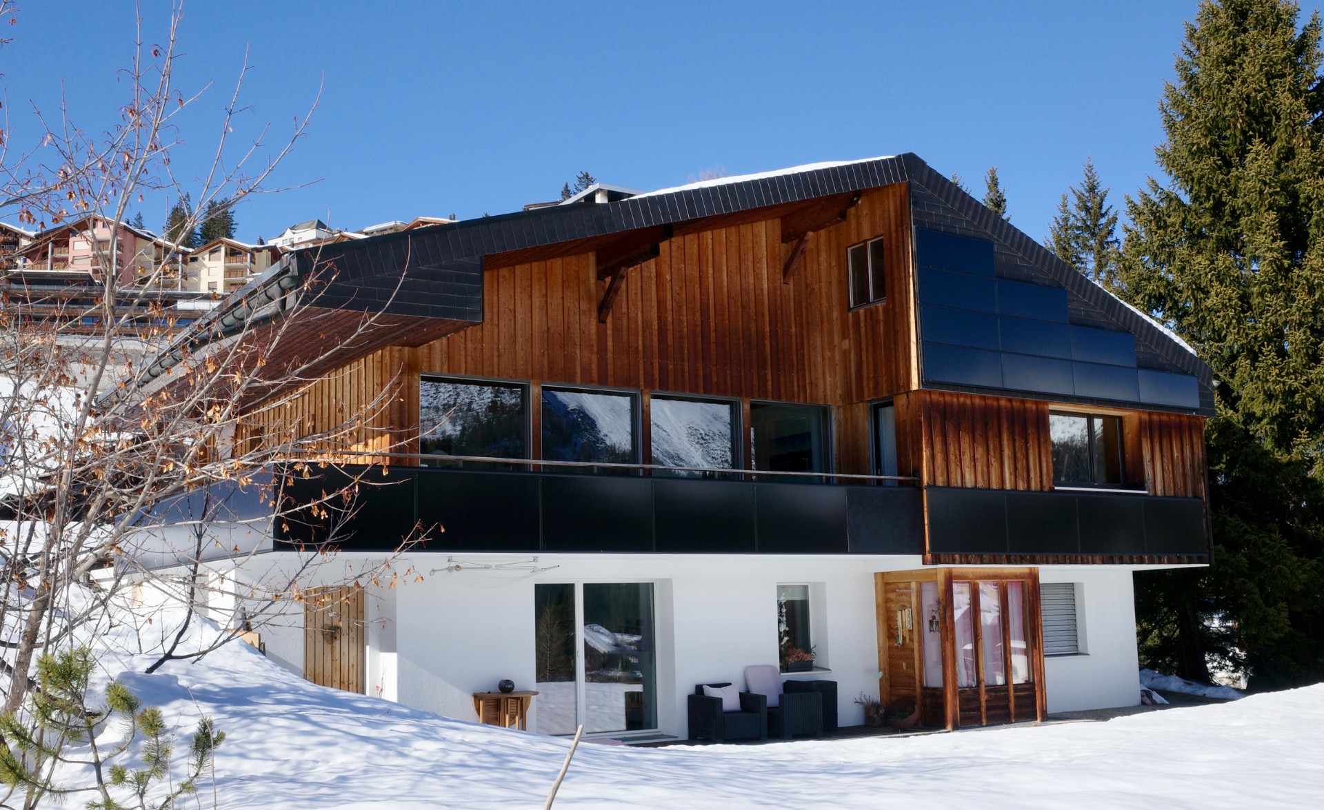 Haus Seelitzi, Arosa: Beispiel einer kompromisslosen Energieanlage