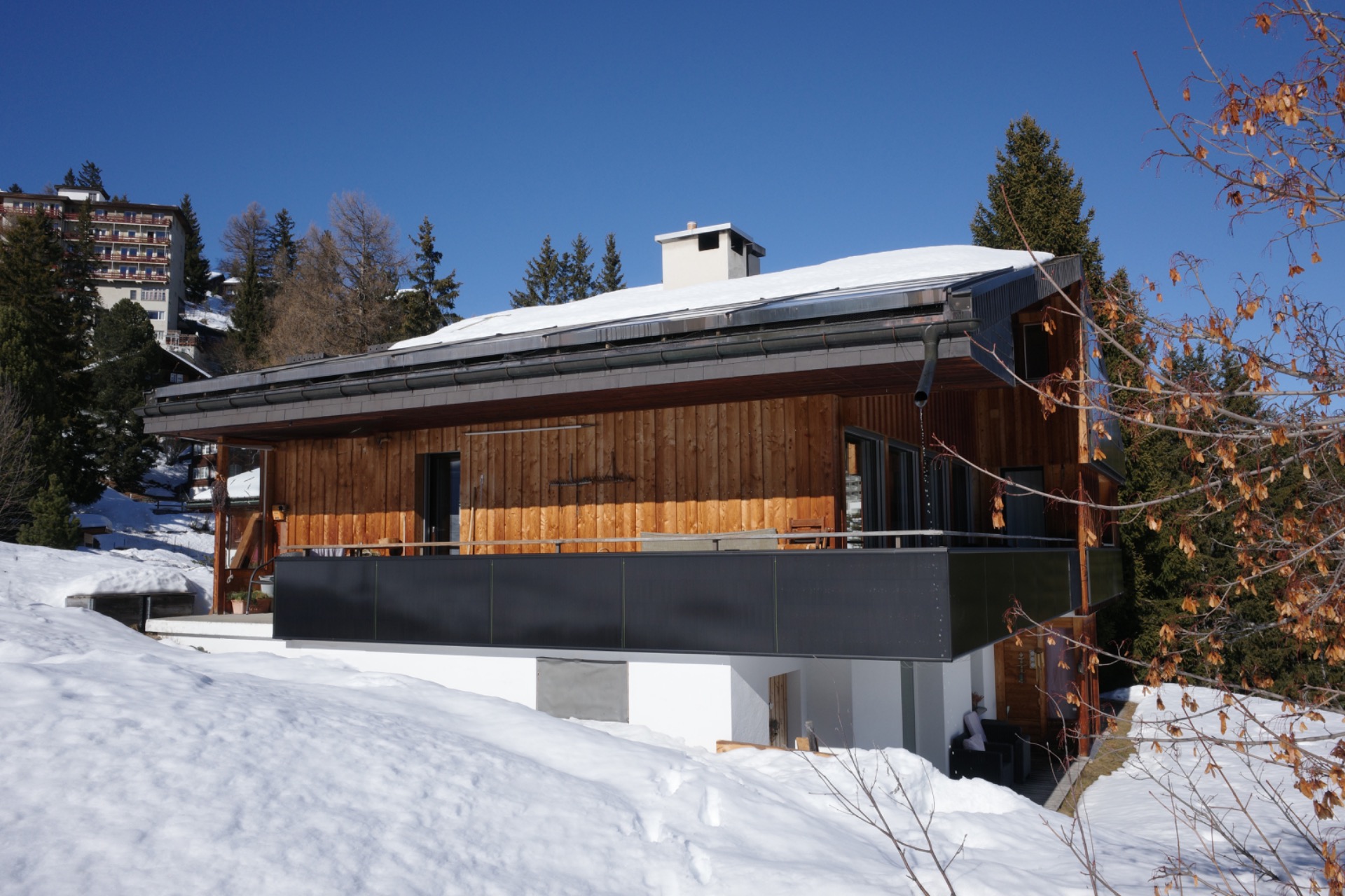 Haus Seelitz, Arosai im Winter - SW